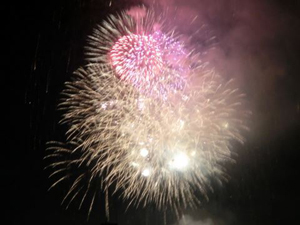 Fireworks at Yokohama-bay